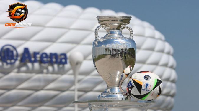Không khí sôi động và chiếc cúp vô địch danh giá của Euro 2024.